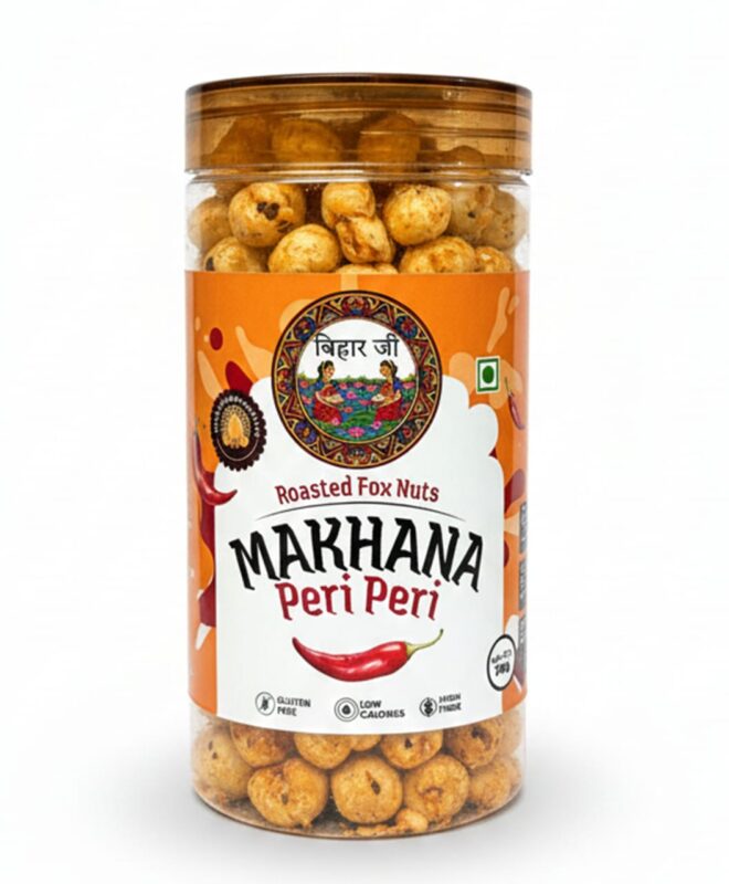 Bihar Ji Roasted Makhana – Peri Peri (78g)